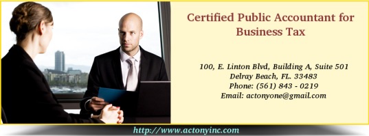 Certified Public Accountant for Business Tax